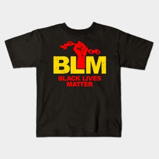 Black Lives Matter 2 (for Dark Shirts) Kids T-Shirt